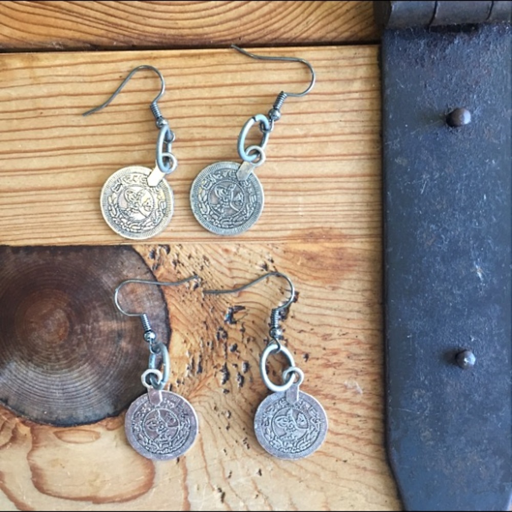  upcycled earrings FREE WITH ANY PURCHASE - Picture 2 of 7